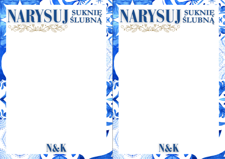 Narysuj suknię ślubną Gry na grecki Wieczór Panieński Mamma mia