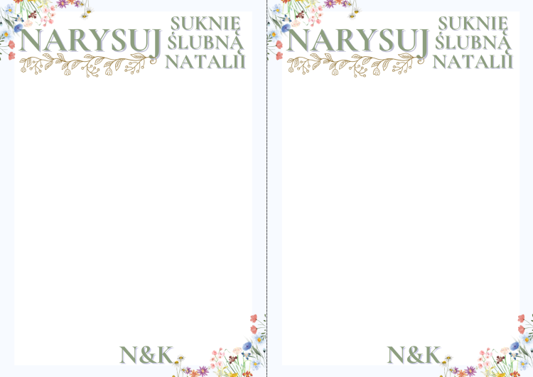 Narysuj suknię ślubną Gry na wieczór panieński
