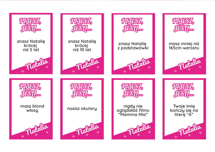 Pijesz, jeśli Gry na Wieczór Panieński Barbie kultowa gra imprezowa integracyjna