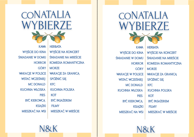 Co Ona wybierze Gry na Wieczór Panieński la dolce vita Kto zna lepiej Pannę Młodą