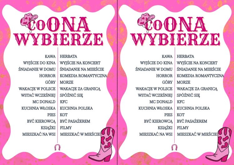 Co ona wybierze gry na  wieczór panieński Last Rodeo, kto zna lepiej pannę młodą