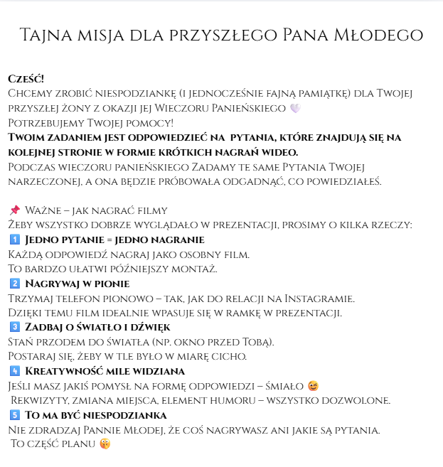 CO ON POWIEDZIAŁ TEST WIEDZY O PRZYSZŁYM MĘŻU