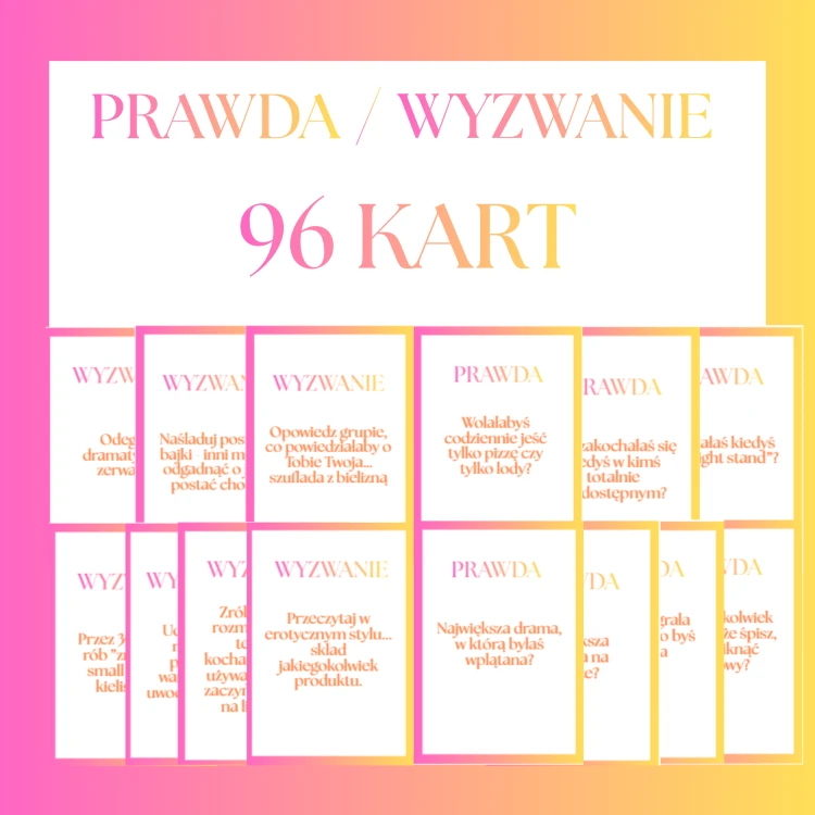 Prawda czy Wyzwanie wieczór panieński